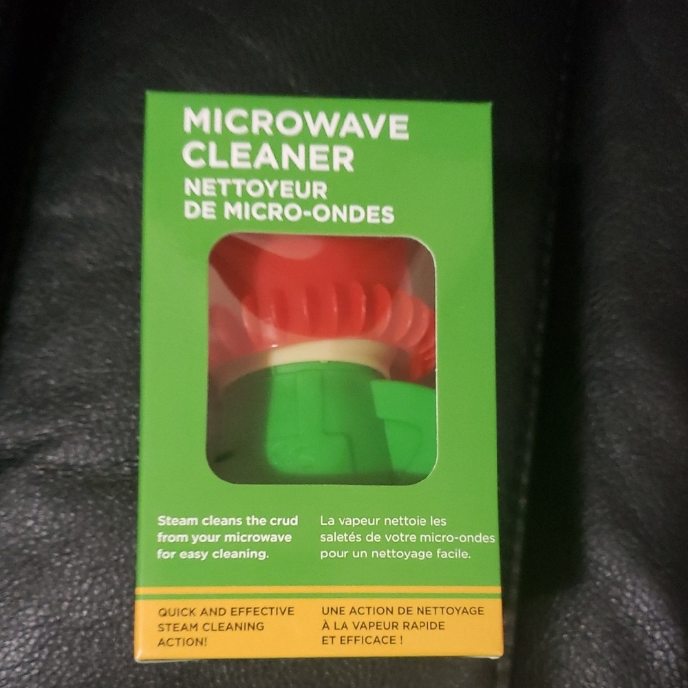 Quick Steam Microwave Cleaner - Red and Green